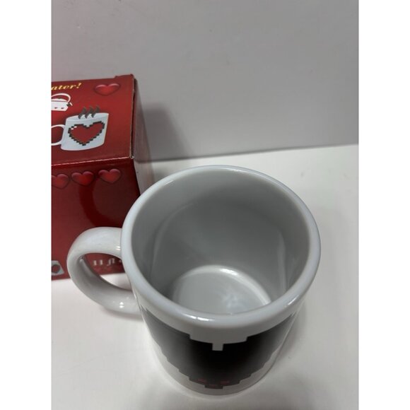 Heart Heat Sensitive Color Changing Mug Ceramic Funny Gift Cute Color Change Cup - Picture 3 of 8